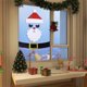 thumbnail image 1 of Christmas Decorations Non-woven Door Paste Festival Shopping Mall Shop Window Glass Paste Home Decoration Snow Wall Paste, 1 of 6
