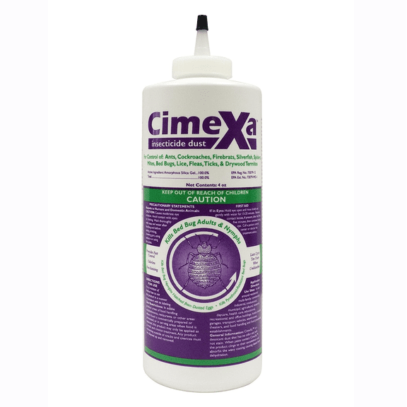 Cimexa Dust 4oz- Precipitated Silica Insecticide Kills Bed Bugs