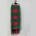 thumbnail image 5 of Bufanda grande y gruesa a cuadros para mujer, bufanda de gran tamaño a cuadros de colores, borla suave, chal grueso y cálido para otoño e invierno, 5 of 5