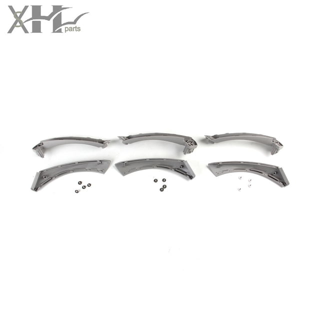 Gray Inner Door Panel Handle Outer Pull Trim Cover for BMW 328i 335i 325xi 3.0L