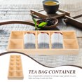 thumbnail image 3 of Wooden Tea Bag Storage Box Food Tray Tea Organizer Kitchen Organzier Tea Holder for Tea Bags Organizer, 3 of 6