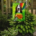thumbnail image 2 of Basset Hound St. Patrick's Day Garden Flag, 2 of 3