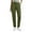 Army Green, variant on ABATAB Hiking Pants Women High Waisted Pull on Stretch Pants Cargo Lightweight Fold Hem Travel Joggers Trousers with Deep Pockets