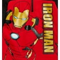 thumbnail image 3 of Marvel Avengers Iron Man Toddler Boys Fleece Half Zip Hoodie Toddler to Big Kid, 3 of 5