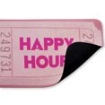 thumbnail image 2 of Stupell Industries Pink Happy Hour Ticket Printed Anti-Fatigue Floor Mat, design by Lil' Rue, 30"x18", 2 of 9