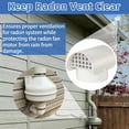 thumbnail image 6 of PVC Vent Cap Radon Vent Cap for 4" Schedule 40, 4 inch PVC Radon Fan Pipe Cap Exhaust Vent Cap for Radon/Flue/Roof Vent System,Radon Vent Cover Stop Rain Snow Leaves, Protect Radon Fan Motor&PVC Pipe, 6 of 7