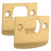 Hytrove 2Pcs Door Lock Strike Plate Corrosion Resistance 1.77In