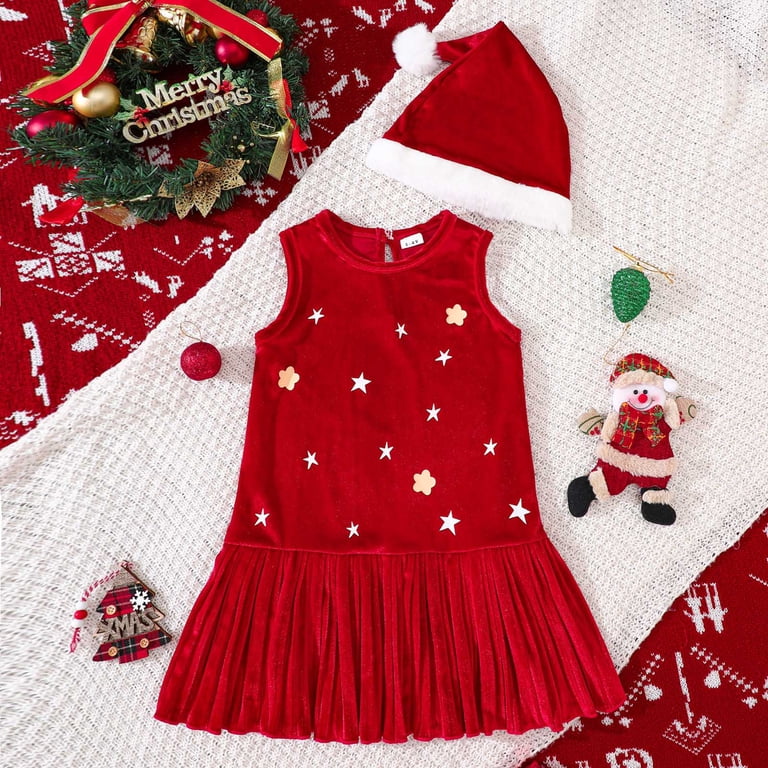 plaid toddler christmas dress The Children's Place Toddler Girls Matching Family Plaid Satin Fit And Flare Dress | Size 2T
