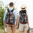 thumbnail image 4 of Disketp Veterans Day1 Mochila de Lona Estampada, Mochila Escolar de Viaje Ligera para Estudiantes y Portátil-Medium, 4 of 5