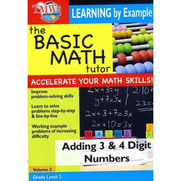 Basic Math Tutor Adding 3 & 4 Digit Numbers