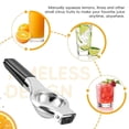 thumbnail image 5 of Lemon Squeezer - New Stainless Steel Manual Lemon Juicer, Lemon Lime Squeezer Press with High Streng, 5 of 5