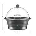 thumbnail image 2 of Chefman Electric Rapid Egg Cooker, Holds 6 Eggs, Poaching & Omelet Tray - Grey, New, 2 of 8