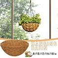 thumbnail image 4 of Momihoom Coconut Planter Liners, Window Box Liner, Hanging Basket Liners, Coconut Coir, Hay Rack Planter Liner, Window Box/Hanging Trough Planter Liner, Round Shape, 4 of 10