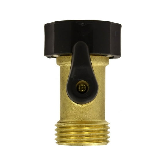 Gilmour Brass Garden Water Hose Shut off Valve, Watering Spigot Connector, 03V