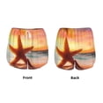 thumbnail image 5 of Fotbe Starfish Sunset Sea Beach Womens High Waist Running Shorts Athletic Workout Quick Dry Shorts for Women with Pockets Gym Yoga Summer Shorts-Medium, 5 of 9