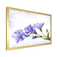 thumbnail image 2 of Designart 'Blue Wildflowers With Leaves II' Traditional Framed Art Print, 2 of 4