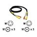 Performance Series S-video - C2G Value Series 25ft Value Series 4-in-1 RCA + S-Video Cable - video / audio cable - S-Video / composite video / audio - 25 ft