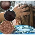 thumbnail image 2 of 3pcs Organic Soap Hair Darkening Shampoo Bar Gray Hair Reverse Polygonum Essence, 2 of 5
