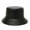 Black, variant on 2021 New Faux Leather Bucket Hat Women Man Pu Soild Sun Hat Fashion Bob Panama Autumn Winter Waterproof Fisherman Hat Travel Hat