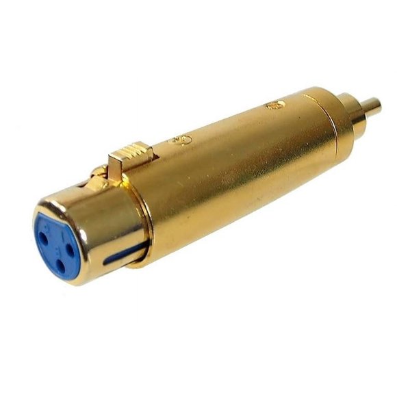 XLR Audio Adapter Converter Connector (XLR Female to RCA Male Adapter)