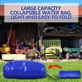 thumbnail image 3 of 100L Water Storage Bladder, Foldable Portable Water Tank Large Capacity Emergency Water For Drought Storage Resis Containers D7E5, 3 of 8