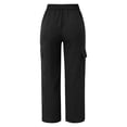 thumbnail image 7 of Sngxgn Women Pants Leggings Women's Casual Long Lounge Pants Drawstring(Black,L/3), 7 of 7