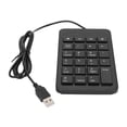 thumbnail image 2 of Wired USB Numeric Keypad, 23  Full Size Keys & Ultra Slim Lightweight Ergonomic Number Pad Design, For Laptop, Desktop, Computer, PC Black, 2 of 8