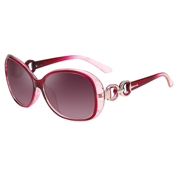 IAJDKMEK Sunglasses for Men Women Fashion - Double Decoration Integrated Frame, UV Protection, Trendy Eyewear for Daily Wear, Parties and Travel,E