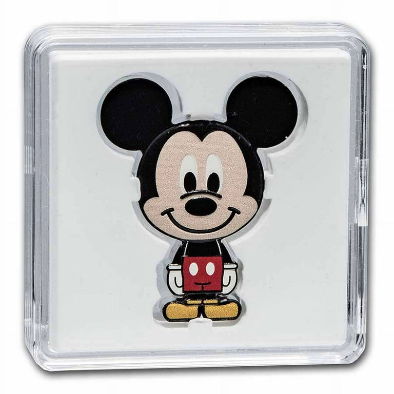 WEB限定カラー 1 Niue 2021 oz Mouse Mickey Collection: Coin Chibi Silver 工芸品