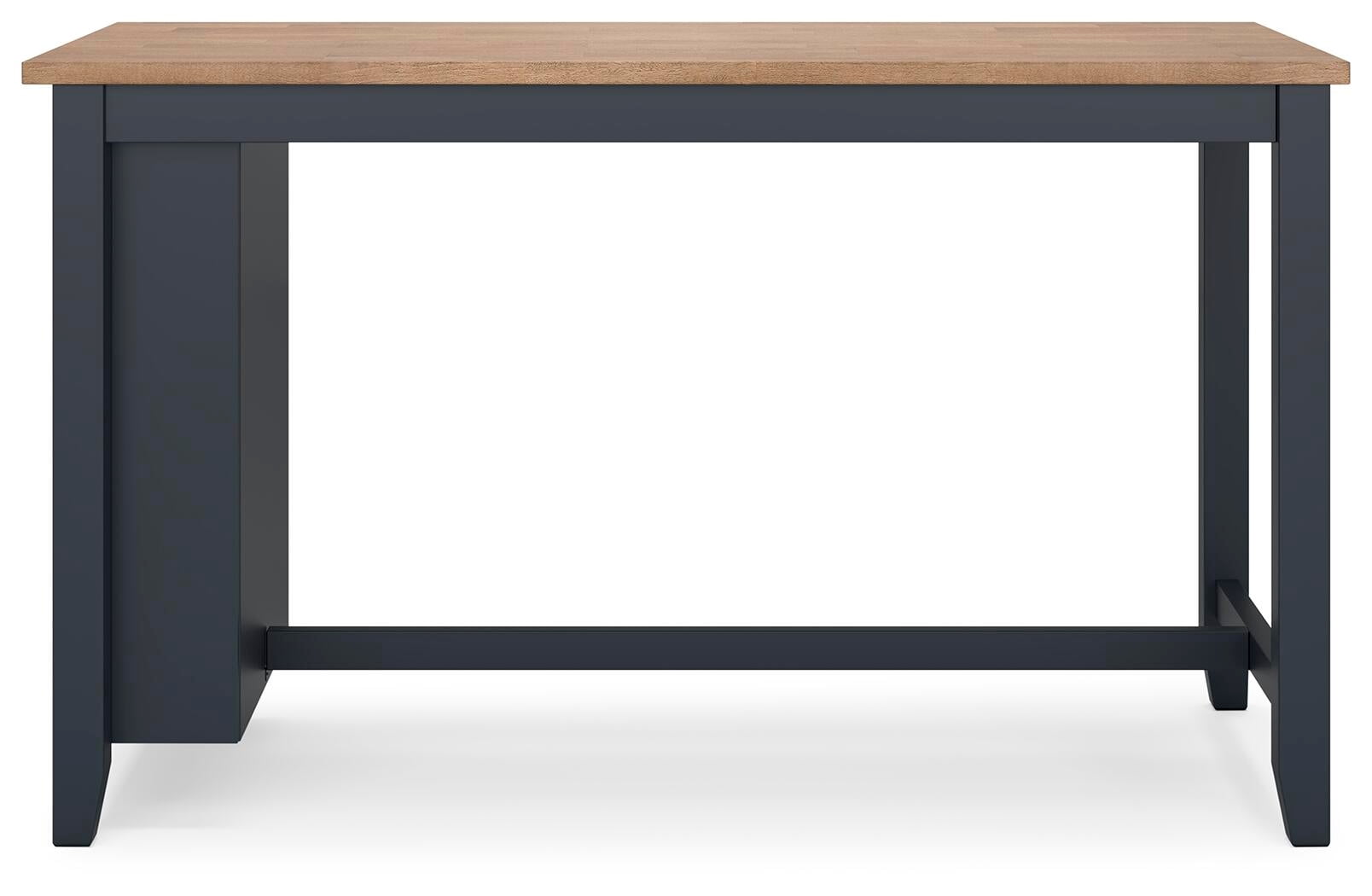 Signature Design by Ashley Gesthaven Counter Height Dining Table with Butcher Block Top, Blue
