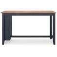 thumbnail image 3 of Signature Design by Ashley Gesthaven Counter Height Dining Table with Butcher Block Top, Blue, 3 of 9