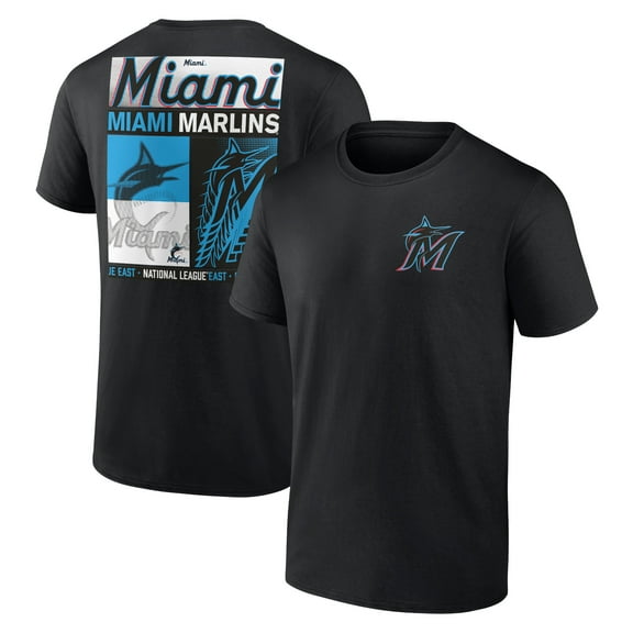 Men's Black Miami Marlins In Good Graces T-Shirt