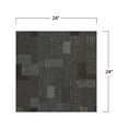 thumbnail image 3 of Mohawk Basics 24" x 24" Carpet Tile with EnviroStrand™ PET Fiber in Smoke (96 sq ft per carton), 3 of 9