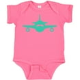 thumbnail image 3 of Inktastic Cute Teal Airplane Boys or Girls Baby Bodysuit, 3 of 5
