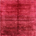 thumbnail image 1 of Ahgly Company Indoor Square Mid-Century Modern Red Oriental Area Rugs, 6' Square, 1 of 6