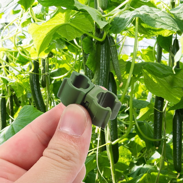 SWETRACE 10Ud Abrazaderas De Plástico Para Plantas Soporte De En Jardín