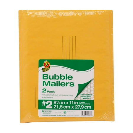 4 pack duck kraft bubble mailers 2 8 5 in x 11 in self