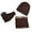 Coffee, variant on 3Pcs/Set Boys Hat Lined Hat Scarves Gloves For Toddler Boy Girls Children Winter Warm Knit Cap Kids sun hat for children 6-8 umbrella hat with fan hard hats for men class e hard hat light clips full