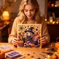 thumbnail image 5 of Qwtwty Halloween Pearl Painting Kit for Beginner, Funny DIY Diamond Dots Full Drill Crafts for Gem Art Dot Art for Home Wall Decor Holiday Gift, 5 of 9