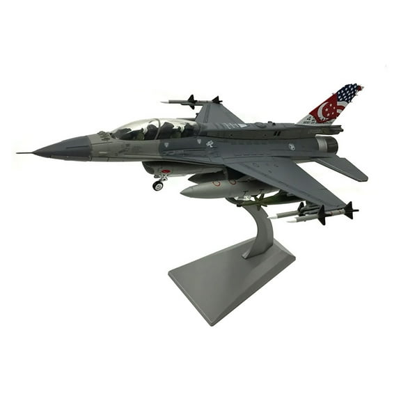Children Kids Model F-16D Fighting Falcon D Model for Aviation Collectors and Enthusiasts