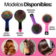 thumbnail image 2 of Cepillo Arcoíris UNIVERSOENLINEA.COM Cerdas Onduladas Cabello Peine De Rizos Negro rosa, 2 of 10