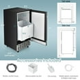 thumbnail image 4 of Costway Ice Maker Free-Standing/Under Counter Machine 80lbs/Day w/ Light, 4 of 10