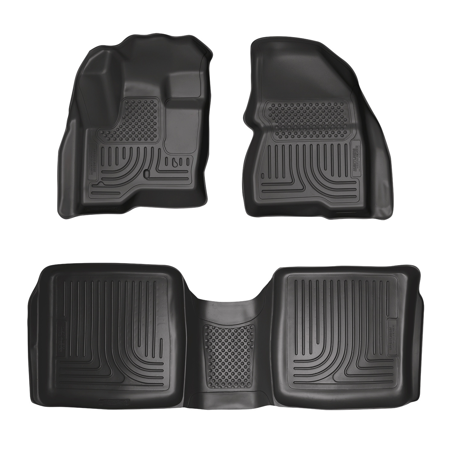 Husky Liners Front & 2nd Seat Floor Liners Fits 0918 Flex, 1014 MKT