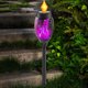 thumbnail image 1 of Luz solar para jardín Luz exterior Encendido/apagado automático IP65 Llama parpadeante impermeable, 1 of 9