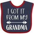 thumbnail image 3 of Inktastic I Got It from My Grandma Boys or Girls Baby Bib, 3 of 4