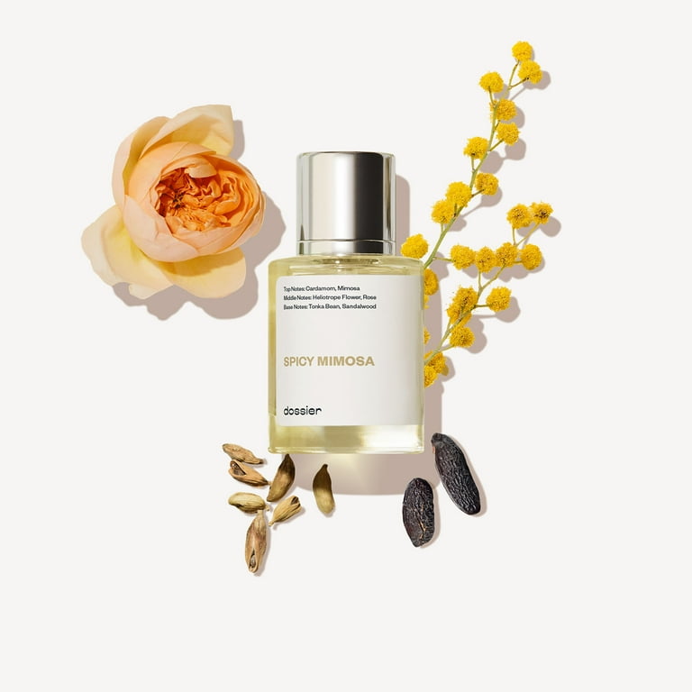 Dossier Spicy Mimosa Eau De Cologne, Mimosa and Cardamom Scent