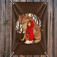 thumbnail image 3 of Little Red Riding Hood With Wolf In Woods Home Business Office Sign, 3 of 3