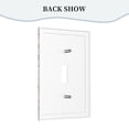 thumbnail image 4 of ZICANCN Outlet Covers Wall Plate, Gold Paisley Floral Light Switch Cover Decorative, Duplex Toggle Combo 1-Gang, 4 of 9