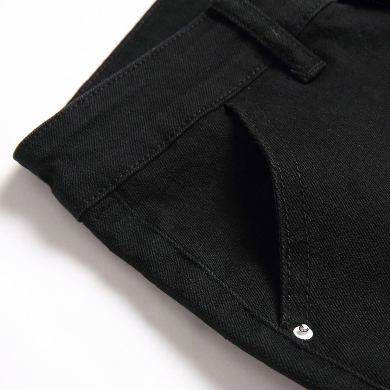 Wdgfv Boys' Jeans Boys Casual Distressed Jeans Comfortable High Street Fashion Long Pants for Kids Durable Stretch Denim Trousers for Everyday Wear Black 14-16 Years