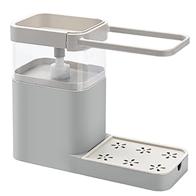 Jabón Para Lavar Platos Con Estante De Drenaje Prensa Manual Contenedor De Almacenamiento De Líquido Para Baño De Cocina Methold HA041750-02